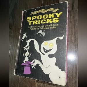 Vintage Halloween Kids Book 1968 Spooky Tricks An I Can Read Book By Rose Wyler